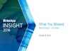 What You Missed: NetApp Insight 2016
