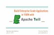 Building Enterprise Grade Applications in Yarn with Apache Twill