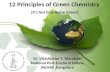12 principles of Green chemistry