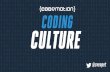 Coding Culture - Sven Peters - Codemotion Milan 2016