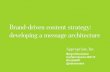 Brand-driven Content Strategy: Developing a Message Architecture at Confab Intensive