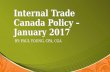 Internal Trade Canada Policy – Trade Barriers - January 2017
