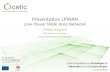 CETIC - Technologies LPWAN - GDD IoT 20160524