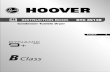 Hoover Tumble Dryer Dynamic DYC 8913B Instruction Manual ...