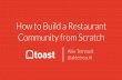 How to Build a Restaurant Community from Scratch