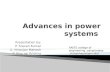 Advances in power systems