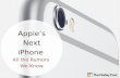 Apple's Next iPhone -- All the Rumors We Know