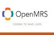 OpenMRS Presentation