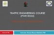 Lecture 06 Signalized Intersections (Traffic Engineering هندسة المرور & Dr. Usama Shahdah)