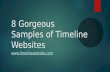 8 Gorgeous samples of Timeline websites