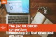 The Jisc UK ORCID consortium: Workshop 2
