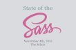 State of the Sass - The Mixin