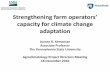 Strengthening farm operators’ capacity for climate change adaptation