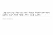 Improving Perceived Page Performance with ASP.NET Web API and AJAX