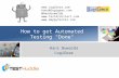 How to get Automated Testing "Done"