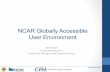 Ncar globally accessible user environment