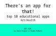 There’s an app for that! top 10 educational apps