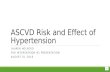 ASCVD Risk and Effect of Hypertension