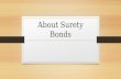 About surety bonds