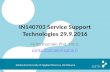 IN140703 service support technologies 29.9.2016