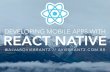 Developing Apps With React Native