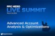 Advanced Account Analysis & Optimizations