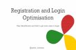 CRO for Registration and Login - Conversion World Presentation
