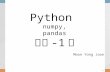 Python+numpy pandas 1편