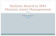 Bulletin board in IBM Maximo Asset Management
