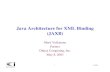 Java Architecture for XML Binding (JAXB)