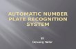 Automatic number-plate-recognition