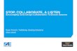Stop, Collaborate & Listen: Encouraging Early Design Collaboration