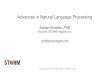 Smart Data Webinar: Advances in Natural Language Processing