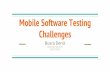 Mobile Software Testing Challenges