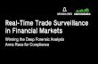 Real time trade surveillance in financial markets