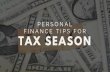 Personal Finance Tips For Tax Season