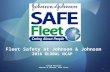 Joseph J Pattison, Manager Fleet Safety, Johnson & Johnson