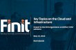 Finit -  What's Trending: Topics on the Cloud and Infrastructure