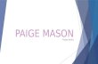 Fashion Presentation Techniques Final Project- Paige Mason