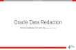 Oracle Data Redaction