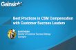 Best practices in CSM compensation with customer success leaders