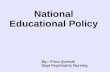 National educational policy