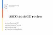 Asco 2016 GU Review