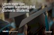 Live Webcast: LinkedIn Master Class: Content Marketing that Converts Students