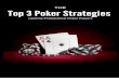 Top 3 poker strategies
