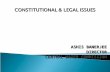 Constitutional and Legal Issues