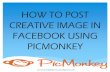 Randolf Kim Diokno How To Post Creative Image In Facebook using Picmonkey