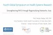 Strengthening Routine Health Information Systems through Regionalizing Networks: Asia -- Global Symposium on Health Systems Research