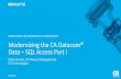 Modernizing the CA Datacom Data – SQL Access Part I