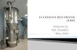 Fluidized bed dryers